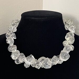Vintage ABRA Lucite necklace.